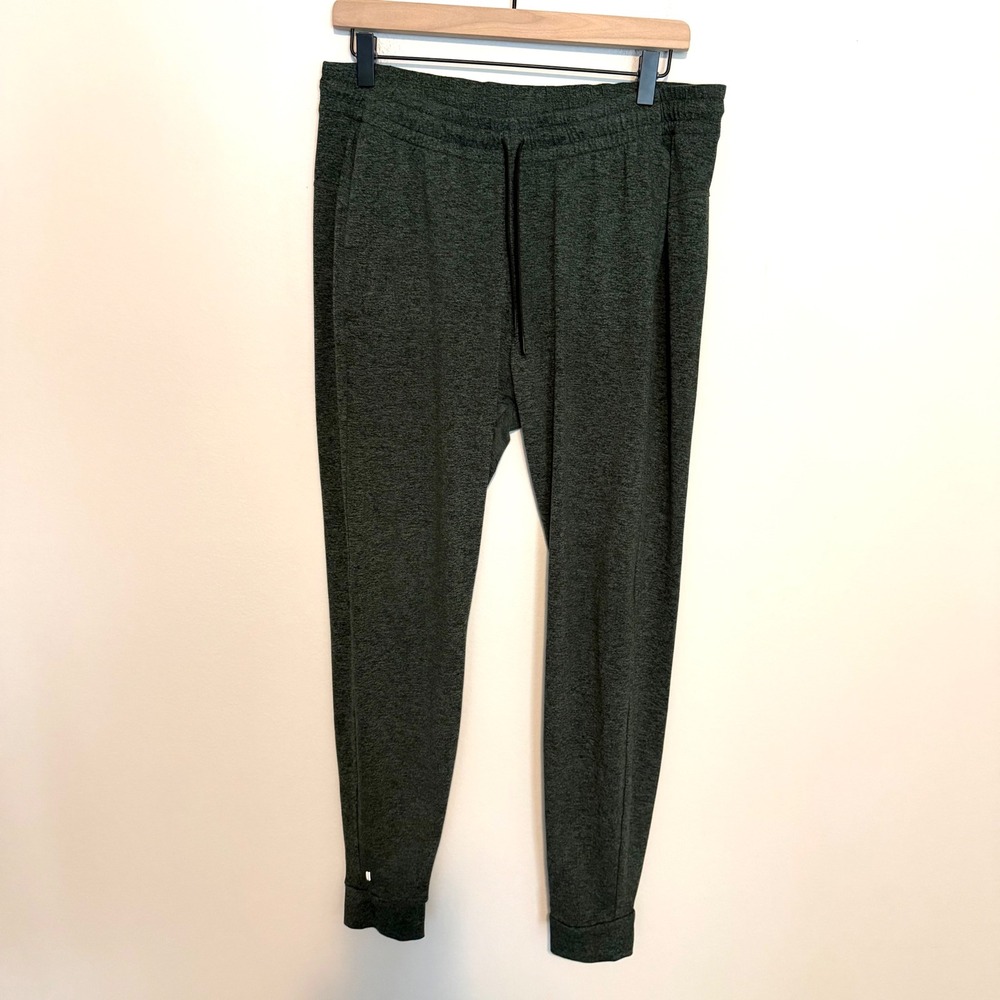 Nobull Knit jogger sweatpants Large green active athletic running casual